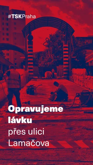 🚶‍♂️ Kdo zná Barrandov, ví, že lávka přes Lamačovu není jen beton. 

Je to každodenní zkratka a spojnice dvou částí sídliště. Používají ji školáci, rodiče s kočárky i senioři. 

🛠️ Od dubna do srpna ji proto opravujeme tak, aby byla zase bezpečná. 

Rekonstrukce zahrnuje výměnu izolace, opravy nosné konstrukce i říms, ale také celkovou obnovu povrchu.

🎯 Cílem je vrátit lávce spolehlivost a dlouhou životnost.

Přechod přes Lamačovu na @mcpraha5 je dočasně uzavřený, ale obchozí trasy jsou značené a bezbariérové. Děkujeme všem za trpělivost. 

📍 Sledujte průběh opravy na Opravujeme.to.

#TSK #Praha5 #RekonstrukceLávky #Barrandov #BezpečněNaCestě