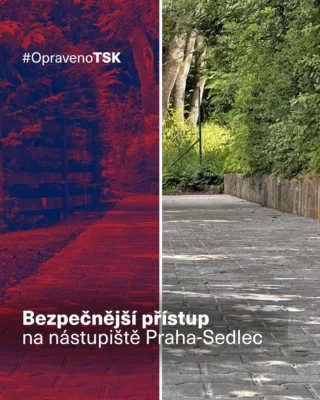 Dokončili jsme stavební projekt pěšího propojení k jižnímu nástupišti železniční stanice Praha-Sedlec. 🚶‍♂️🚉

Cílem bylo vytvořit přímý, bezpečný a technicky vyhovující přístup od stávající komunikace směrem k jihovýchodnímu nástupišti. 

Realizace probíhala na základě záměru zlepšit pěší prostupnost územím v lokalitě s omezenou infrastrukturou a zároveň zohlednit vazbu na veřejnou dopravu. 🚏

📌 Výsledkem je funkční pěší propojení, které usnadní každodenní pohyb obyvatel a návštěvníků městské části praha_suchdol a zlepší obslužnost veřejnou dopravou v oblasti, která dosud trpěla nedostatečnou infrastrukturou.

#TSK #TSKPraha #Praha #doprava #Sedlec #Suchdol #vlak