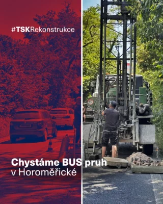 🚧 Pracujeme na tom, aby se lidé v Horoměřické ulici v @prahasest dočkali plynulejší a bezpečnější dopravy! 

Připravujeme projekt nového BUS pruhu, který výrazně zrychlí cestování MHD. 

ℹ️ Nejprve ale musíme provést důležitý inženýrsko-geologický průzkum, na kterém právě teď pracujeme.

Do budoucna chceme zajistit nejen rozšíření ulice o samostatný jízdní pruh pro vozidla MHD ve směru do centra, ale i opravu stávajících pěších cest a schodišť. 

Začátek komplexní rekonstrukce předpokládáme na konec roku 2026. Hlavní stavební činnost s úplnou výlukou provozu proběhne v roce 2027. 📅

#TSK #TSKPraha #Praha #Praha6 #doprava #dopravaPraha